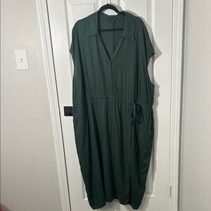 Universal Standard Forest Green Midi Dress